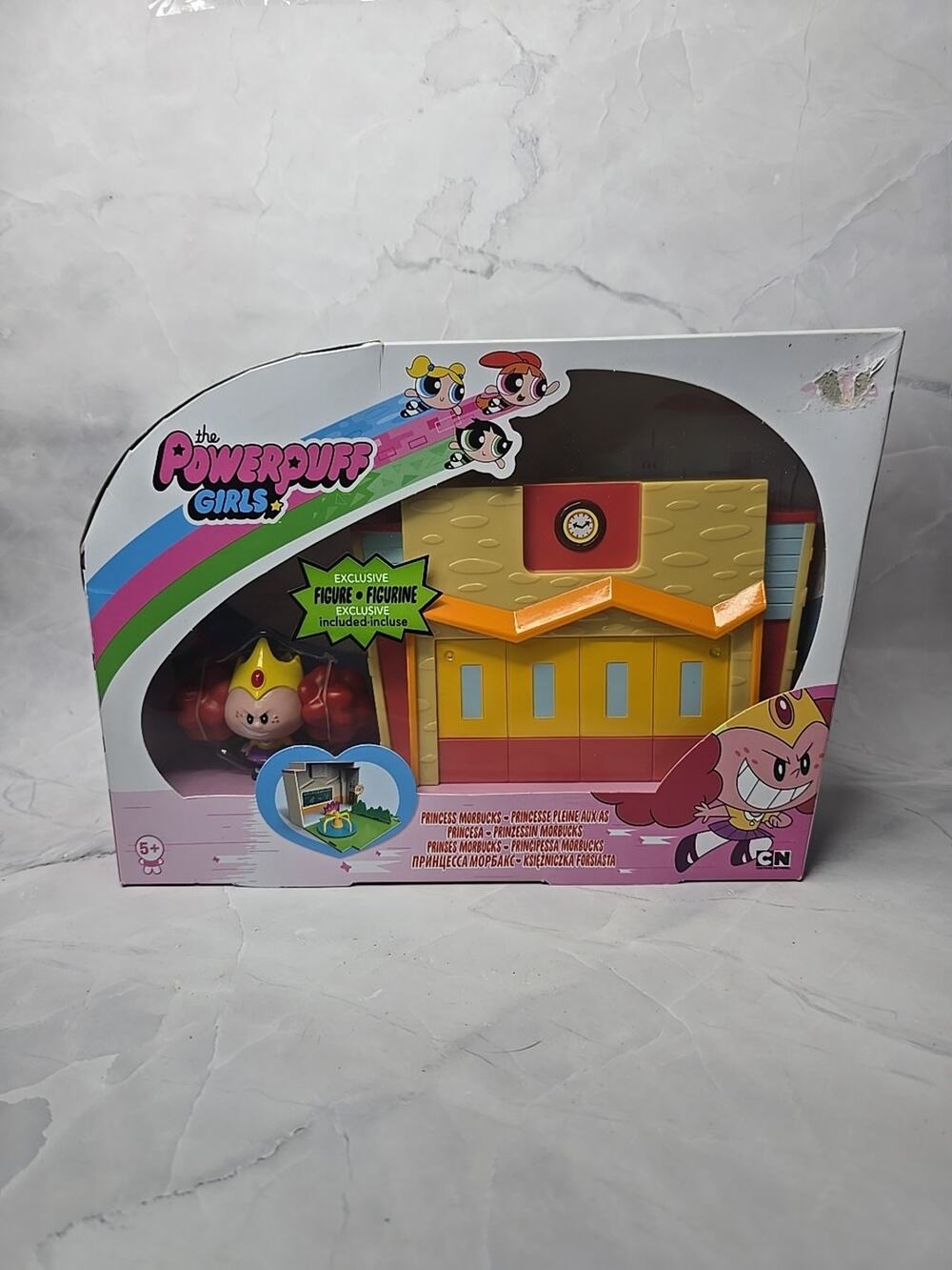 Powerpuff Girls PRINCESS MORBUCKS PLAYSET Schoolyard Scramble Set & Figure - NEW